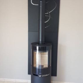Un poêle à bois sur-mesure